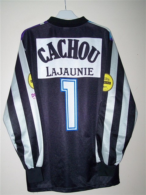 don du maillot de BARTHEZ FABIEN TOULOUSE FC  SAISON 91 92